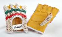 Handschuhe Handschuhe Cicli-Franconi „Basic“ Italy Innenhand Leder gelb